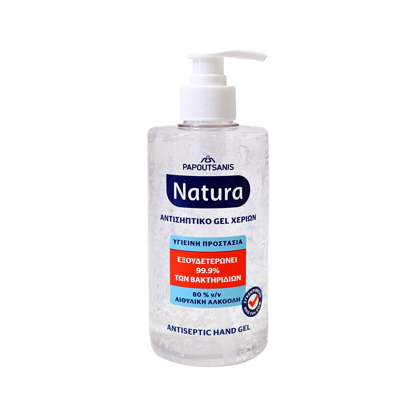 PAPOUTSANIS NATURA ΑΝΤΙΣΗΠΤΙΚΟ GEL PUMP 400ML