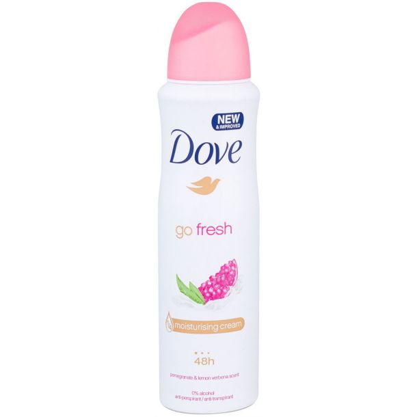 DOVE SPRAY 150ML POMEGRANTE